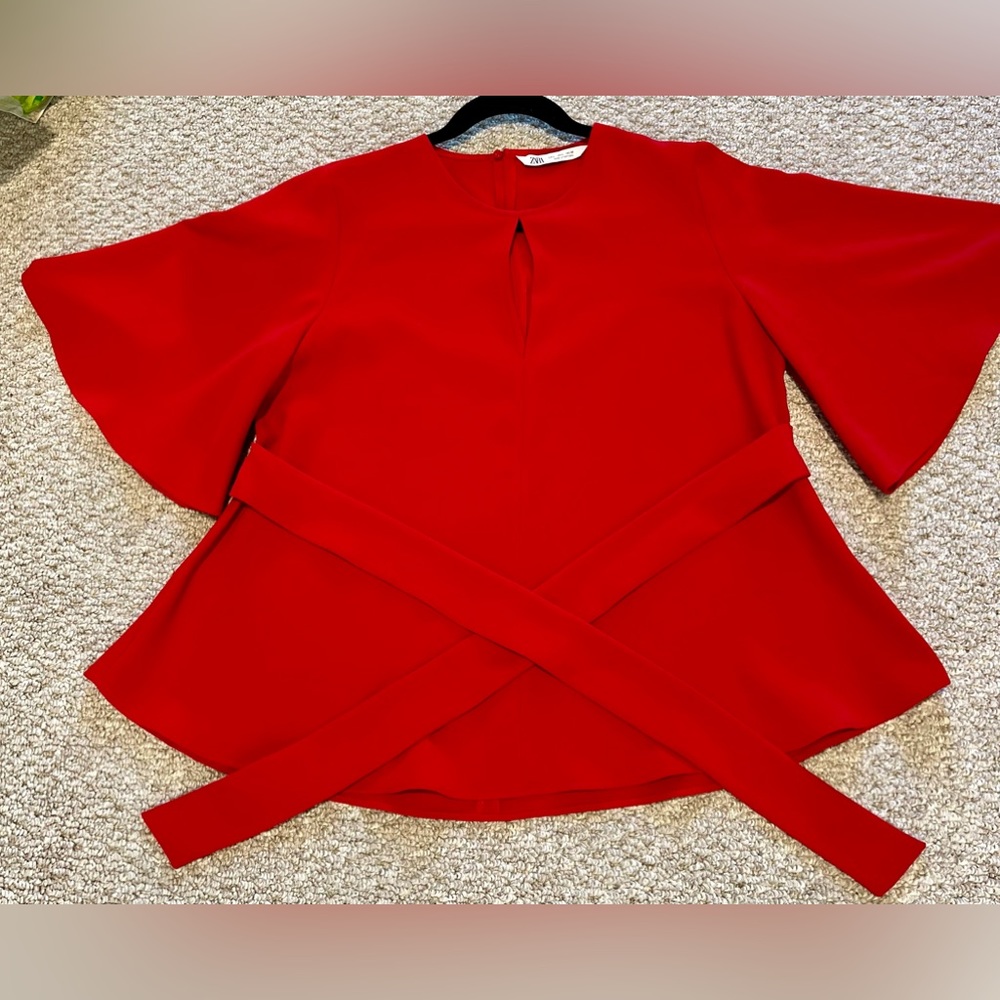 Red Versatile Blouse